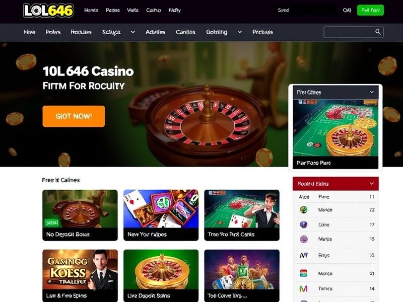 Welcome to lol646.com – your ultimate destination for safe and exciting online gambling. Explore top-rated casino games, live dealers, sports betting, poker, slots, and exclusive bonuses for members.